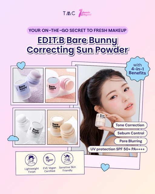 EDIT.B BARE BUNNY CORRECTING SUN POWDER