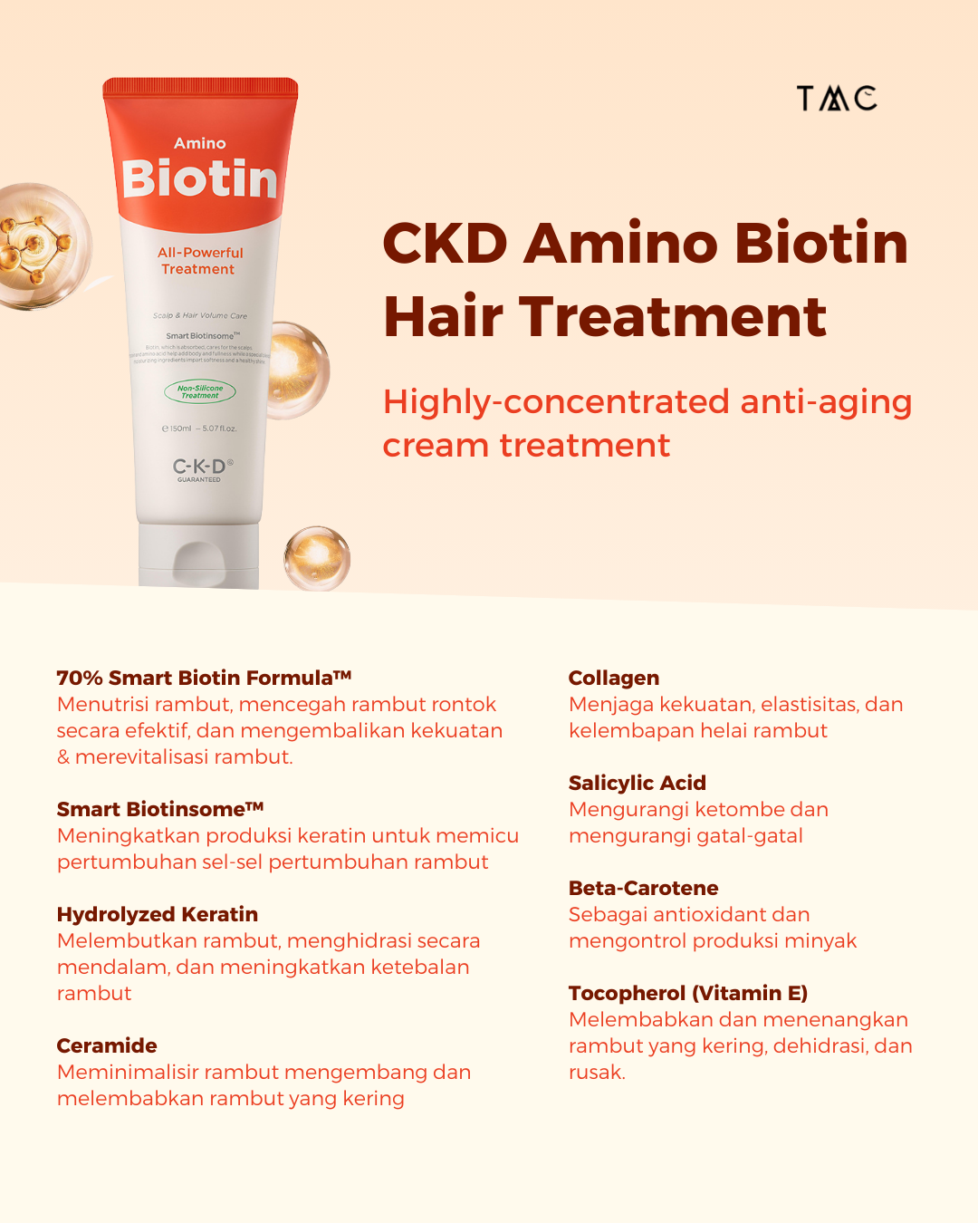 CKD Guaranteed Amino Biotin Hair Care