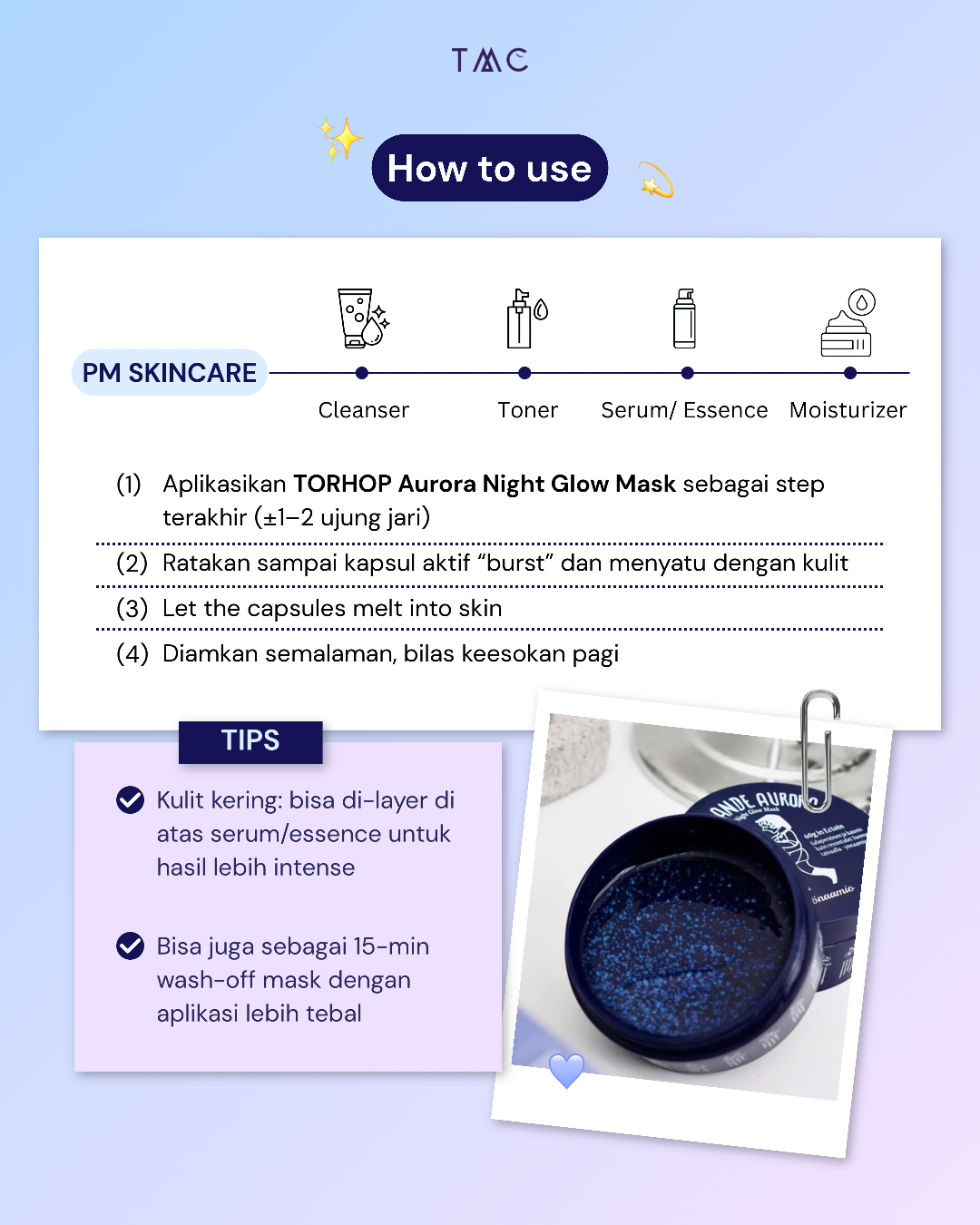 {Newly Launching} TORHOP FINLANDE AURORA NIGHT GLOW MASK
