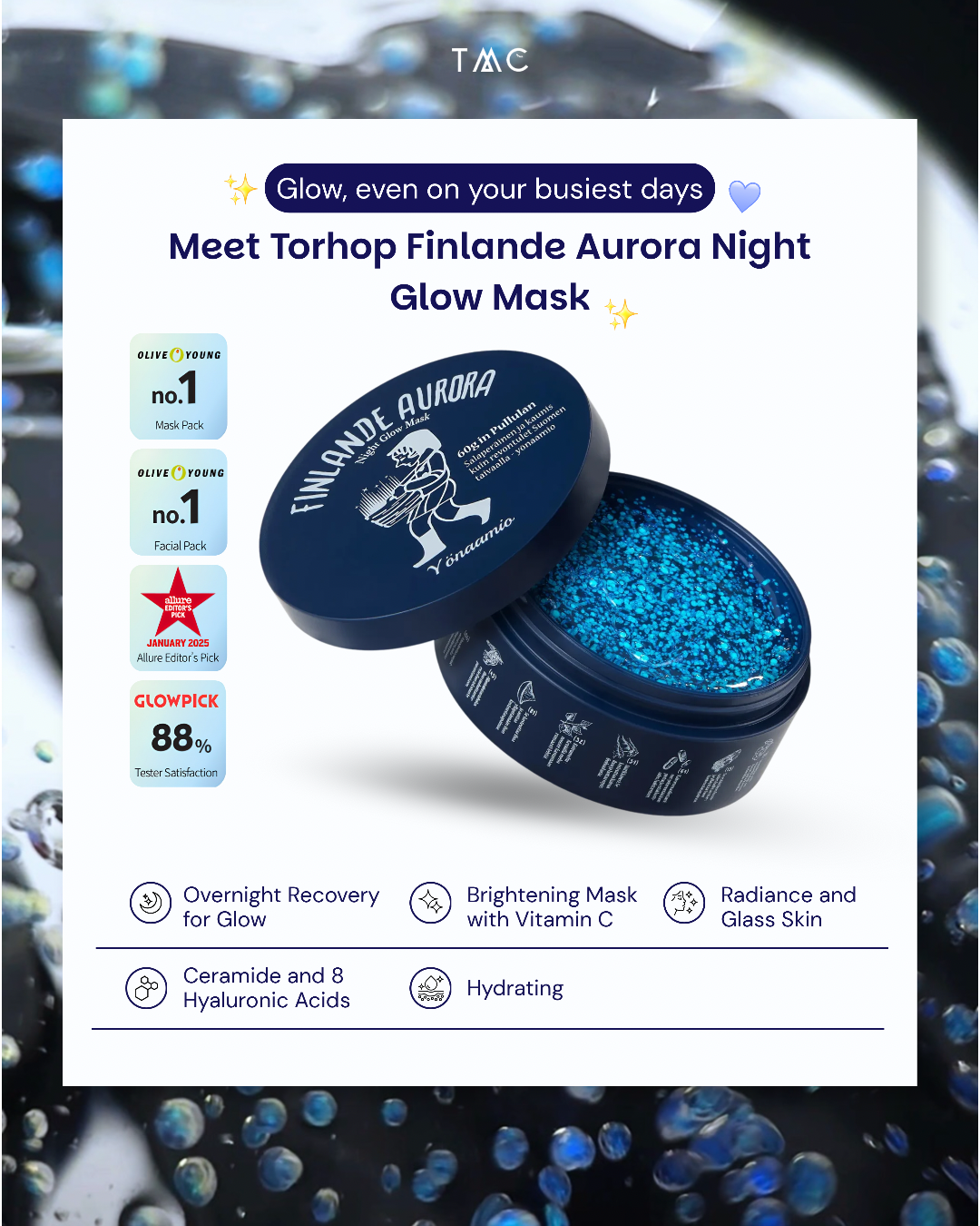 {Newly Launching} TORHOP FINLANDE AURORA NIGHT GLOW MASK