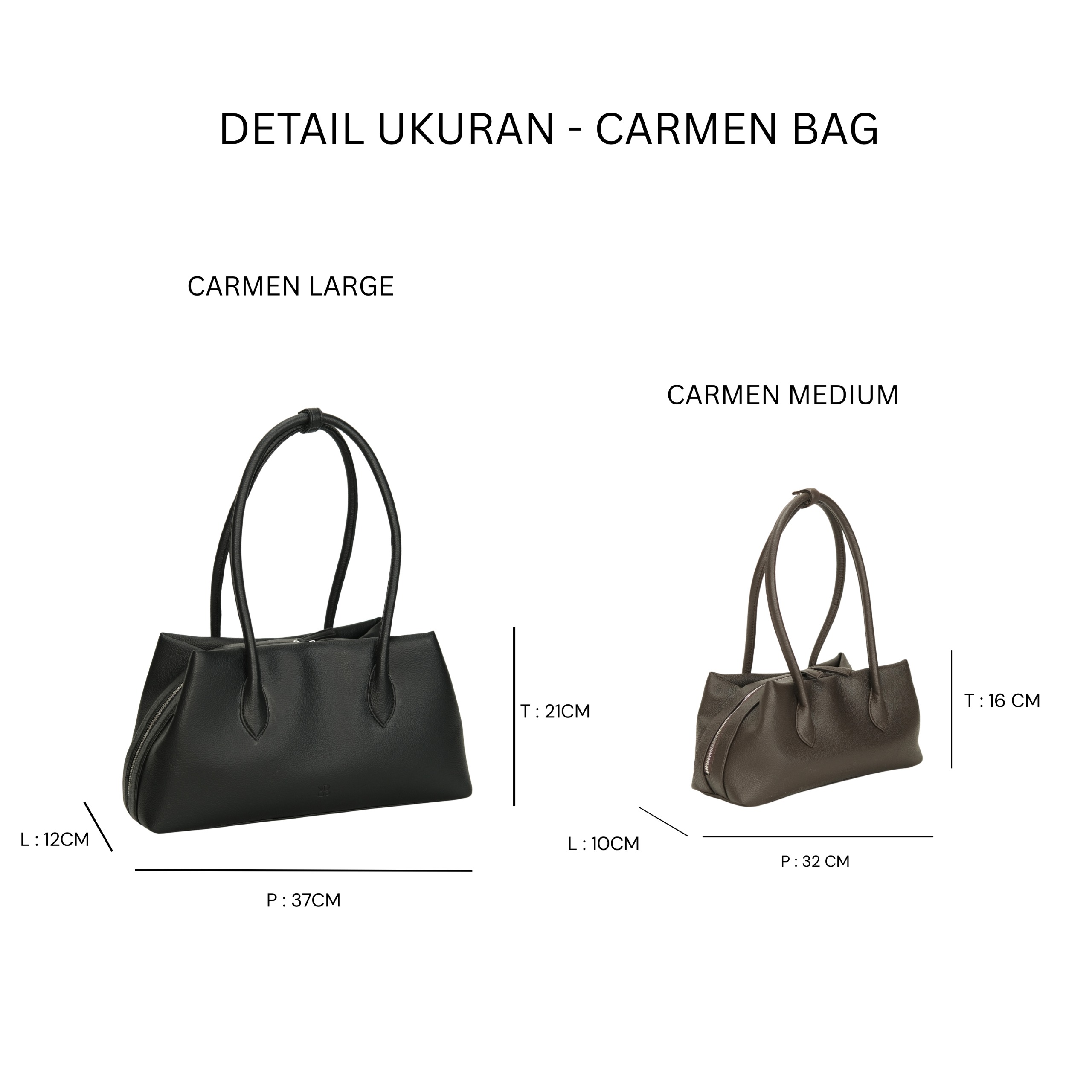 PRIOR BAGS - CARMEN LARGE BAG (TAS WANITA)