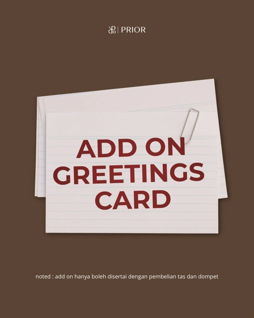 Image of GREETING CARD PRIOR