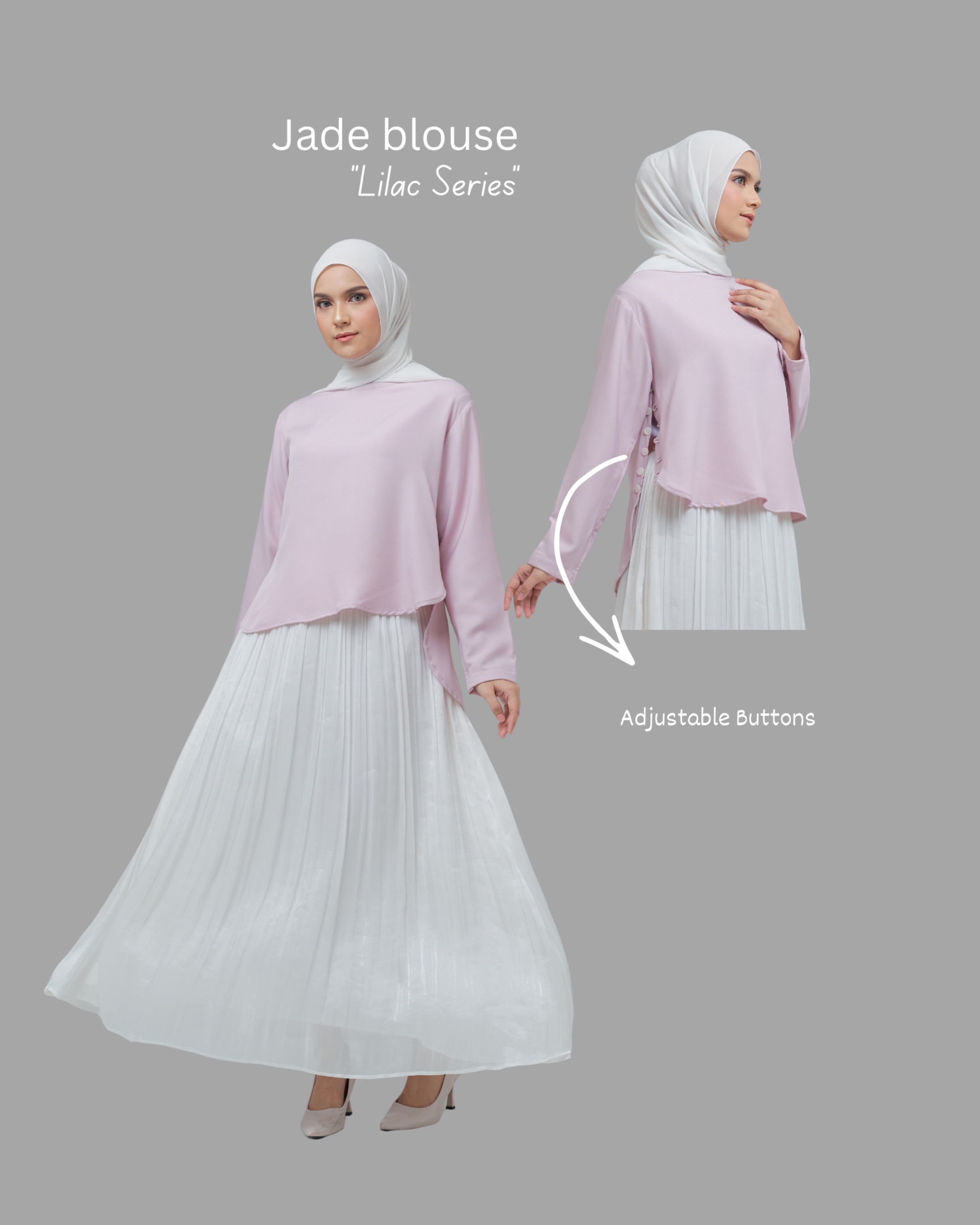 JADE BLOUSE “Lilac Series”