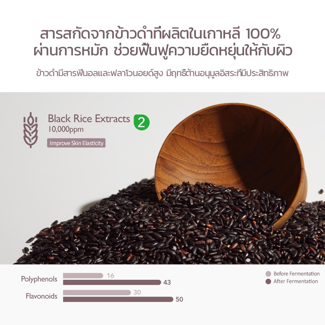 HARUHARU WONDER Black Rice 10 Hyaluronic Cream ครีมบำรุงผิว เติมความชุ่มชื้น ผิวอิ่มน้ำ เรียบเนียน