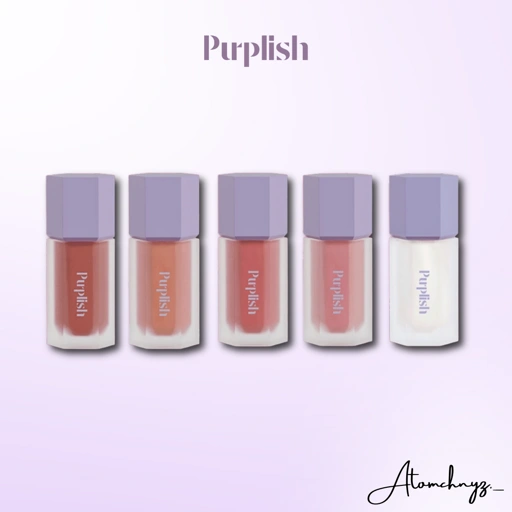 Image of PURPLISH Chiffon Blooming Liquid  3 in 1 อายแชโดว์ ไฮไลท์ ลิปสี