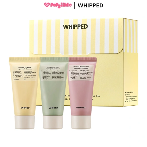 Image of Whipped Best Trio Set Vegan Pack Cleanser 25g 3ea