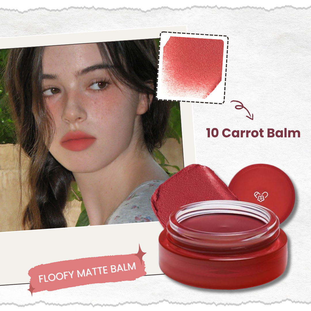 AOU Floofy Matte Balm ลิปแมตต์เนื้อกำมะหยี่ ช่วยเบลอริมฝีปาก