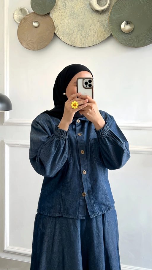 Image of Alina Denim Shirt
