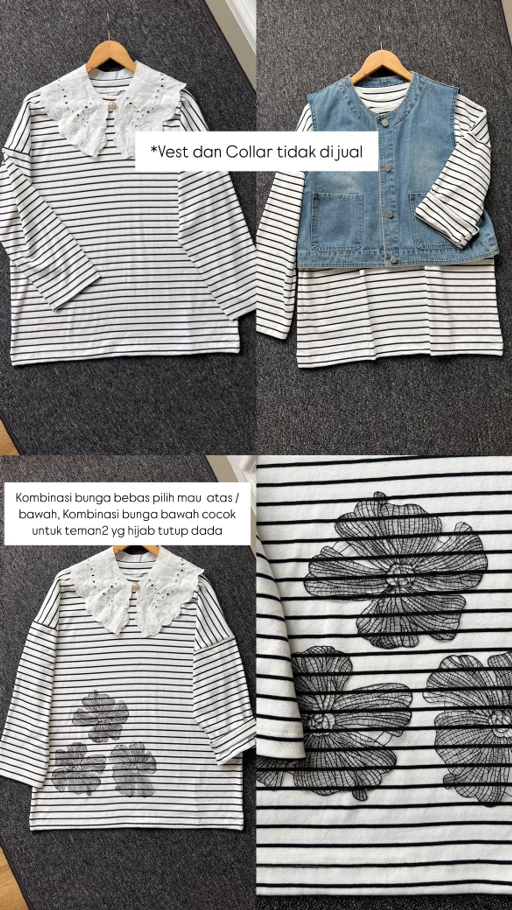 Image of Elle Top Stripe