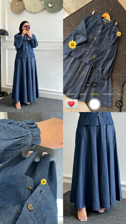 Image of Alina Denim Shirt