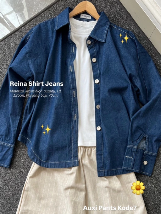 Image of Reina Jeans Shirt