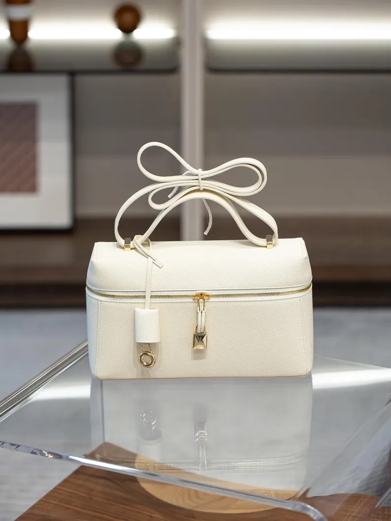 LOUI BEIGE SLING 27 TEXTURED LEATHER