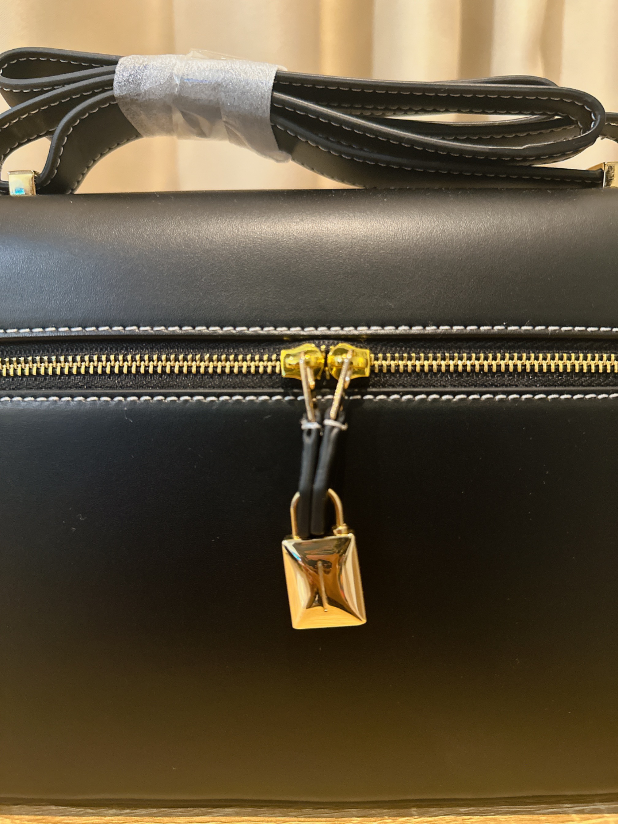 LOUI BLACK 27 IN CALFSKIN LEATHER