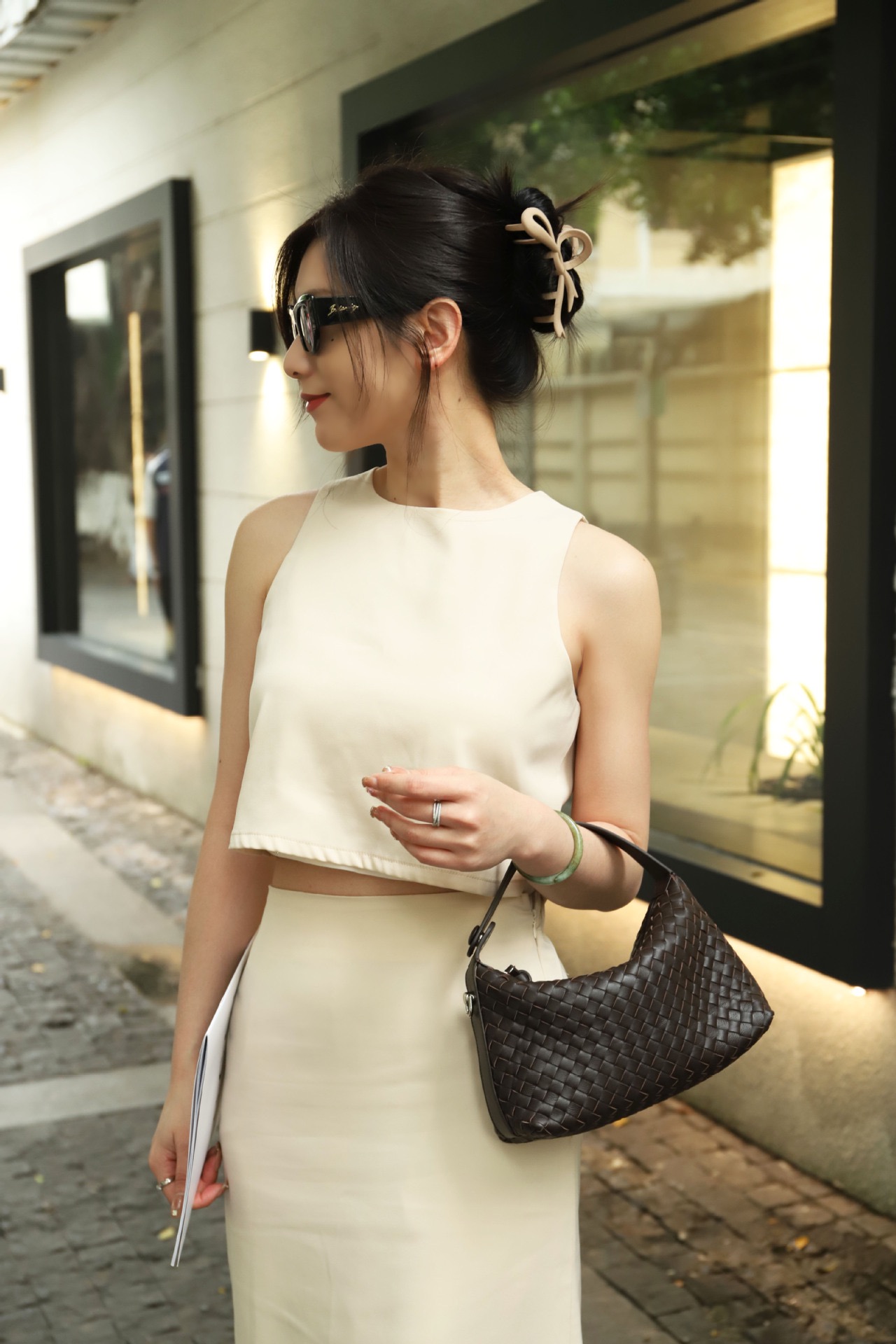 IVY WOVEN BAG (COW LEATHER)