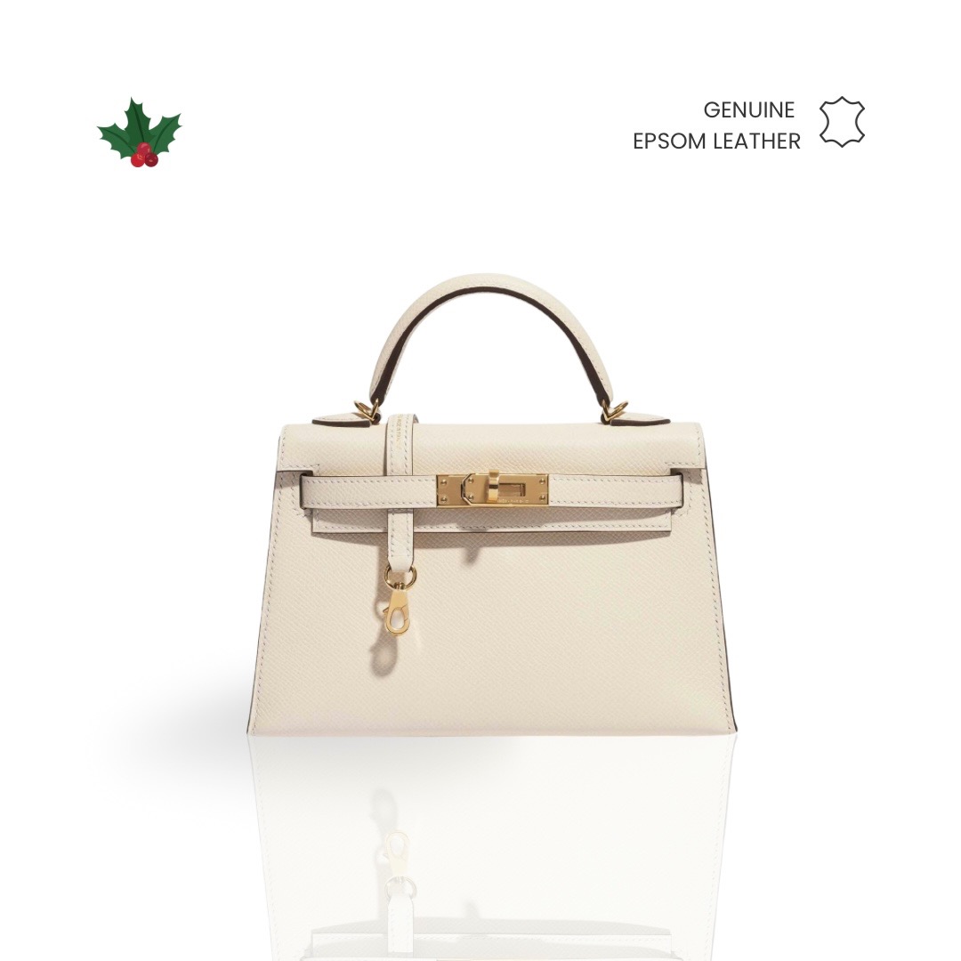 [HOLIDAY SERIES] MINI CALLIE 19 NATA IN EPSOM LEATHER