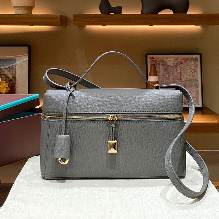 LOUI GREY 27 TEXTURED LEATHER