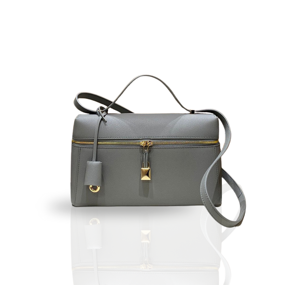 LOUI GREY 27 TEXTURED LEATHER