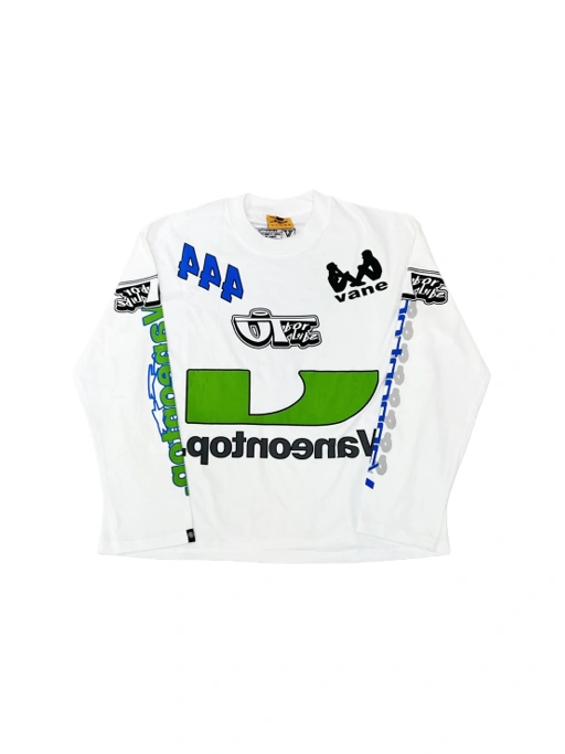 Image of VANEONTOP FOR LIFE LONGSLEEVE WHITE