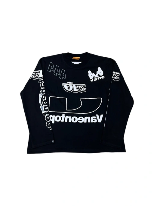 Image of VANEONTOP FOR LIFE LONGSLEEVE BLACK