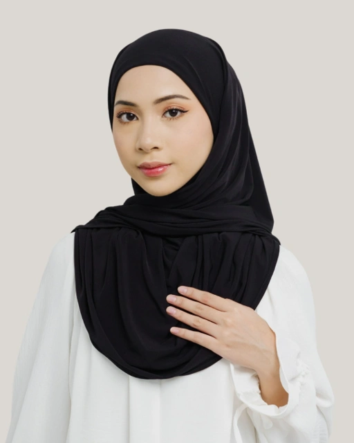 Image of Almara Hijab Instan Pashmina Pin Jersey