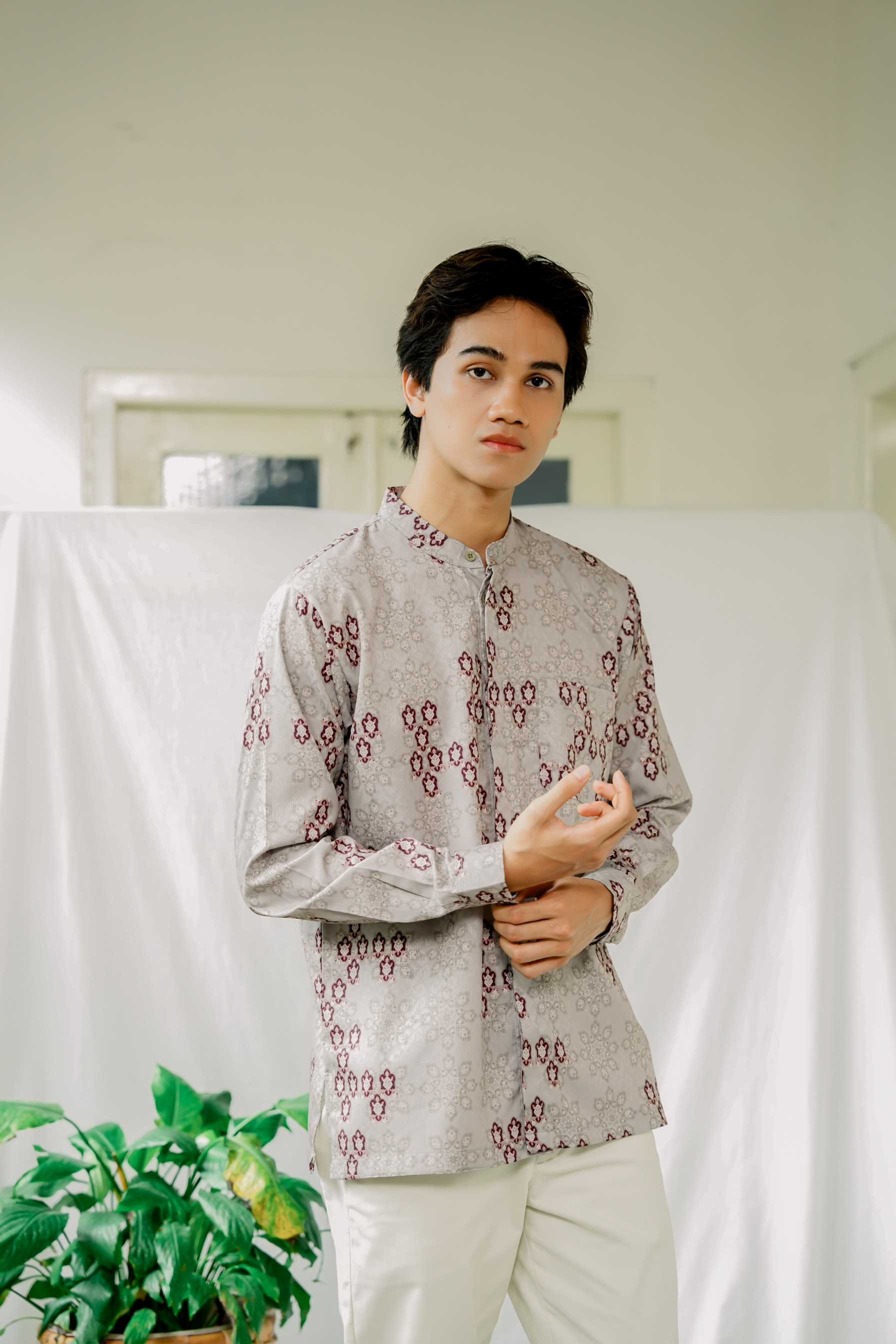 Seroeni Sarimbit Koko Pria Dewasa Katun Dobby – Baju Koko Lengan Panjang dan Pendek