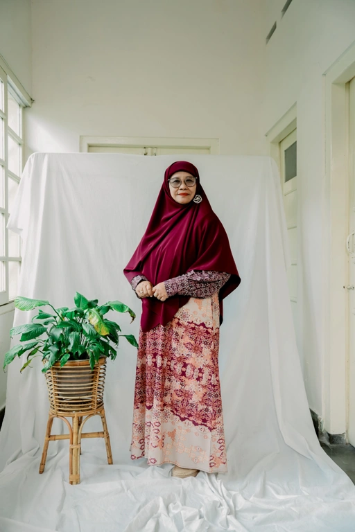 Image of Dress Muslim Sarimbit Keluarga Seroeni Ibu Menyusui Friendly