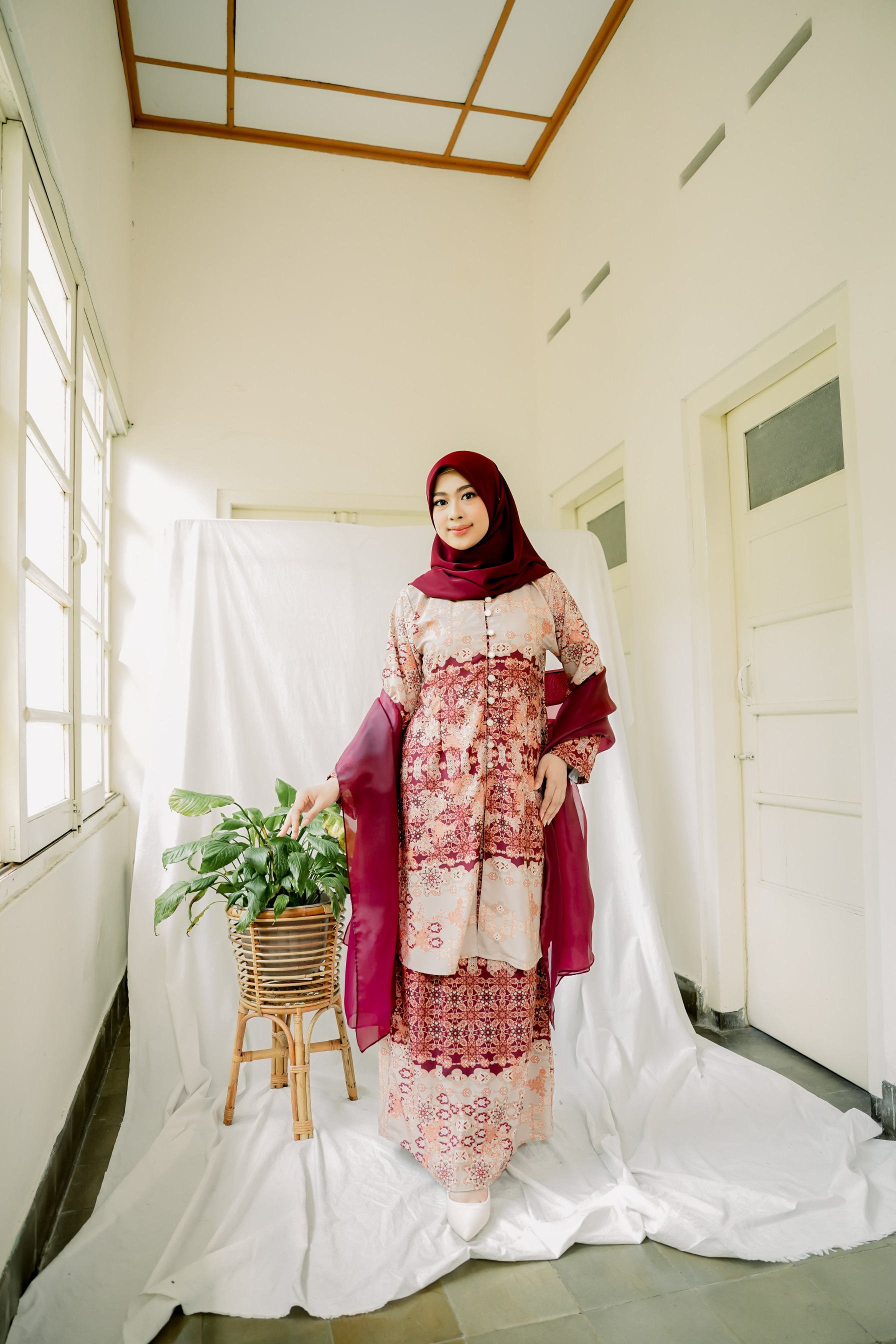 One Set Melayu Seroeni Sarimbit Keluarga