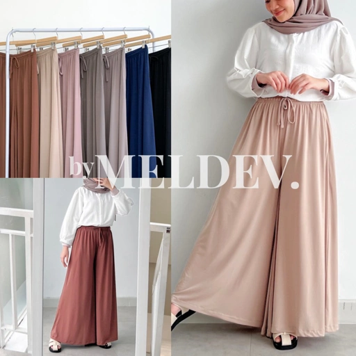 Image of Bymeldev Wide Loose Cullote Bumil Friendly Up to XXL