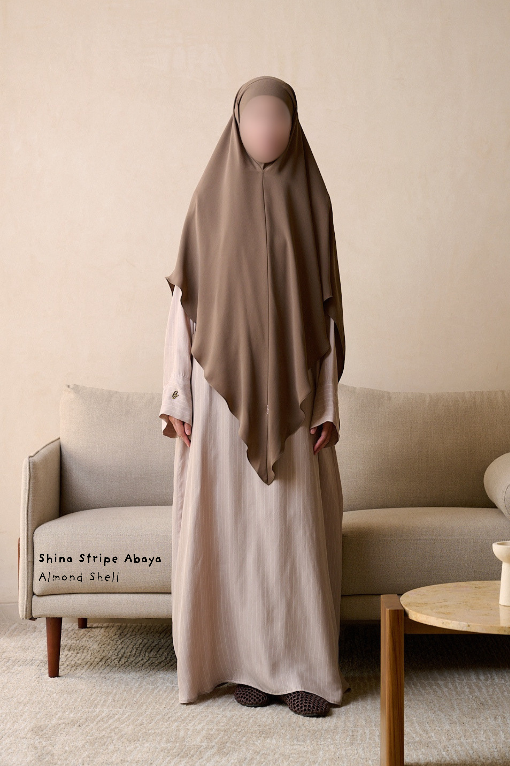 Shina Stripe Abaya 