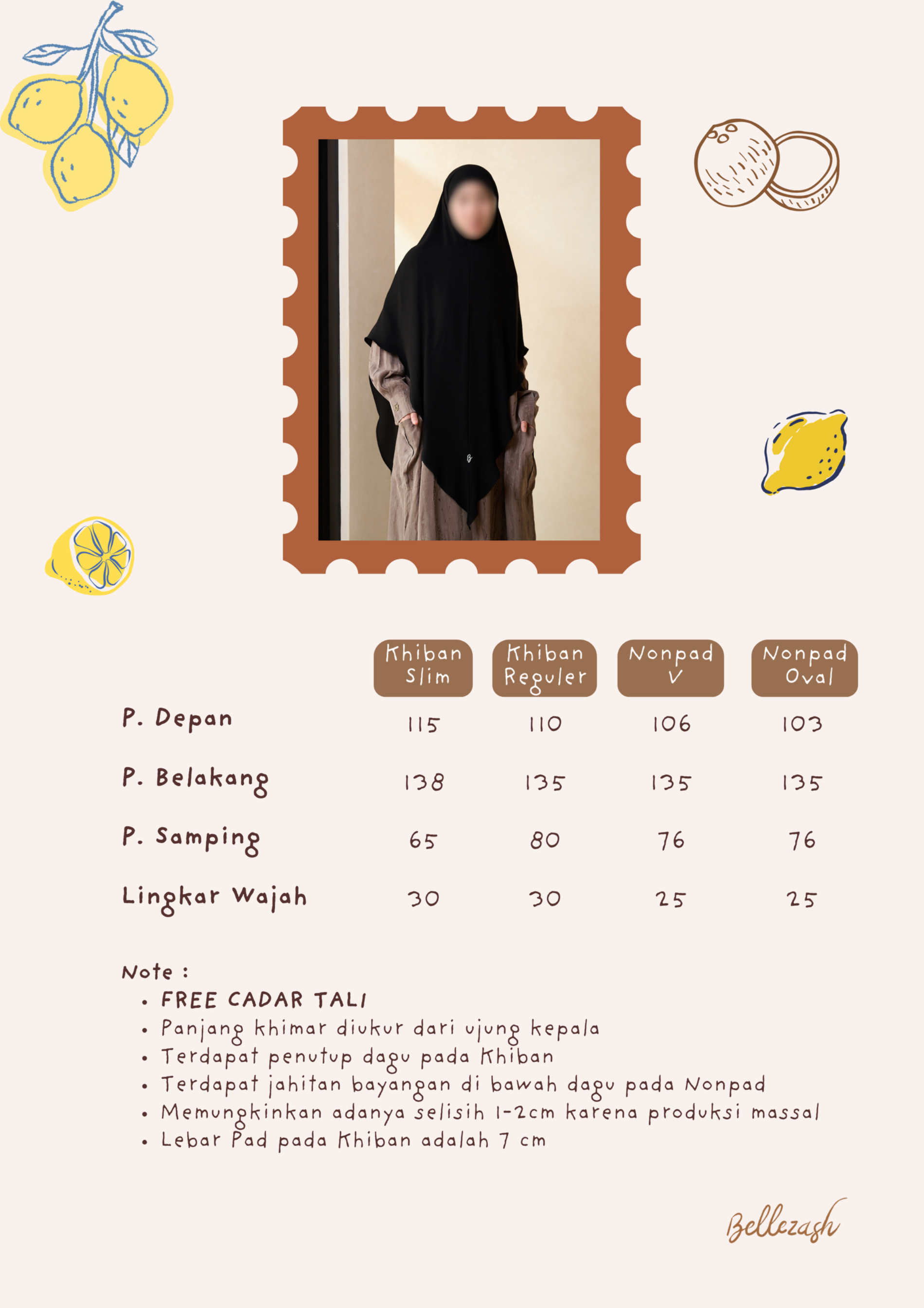 Nahla Khimar (Premium Arabian)