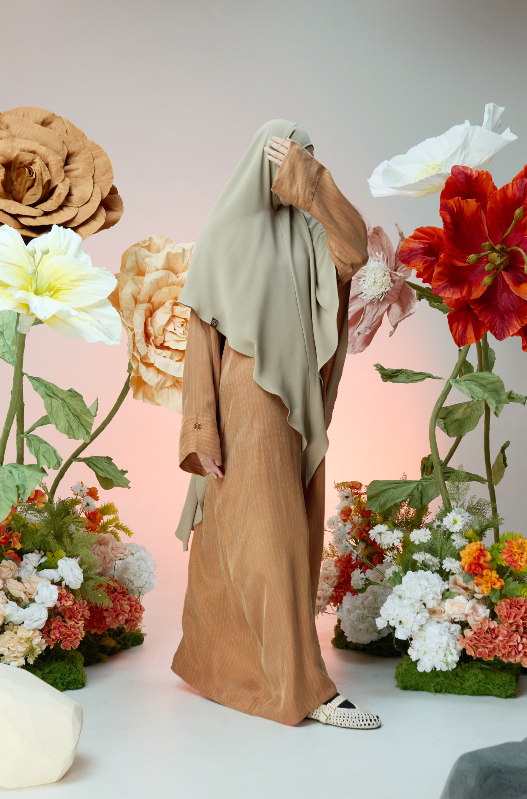 Shina Stripe Abaya