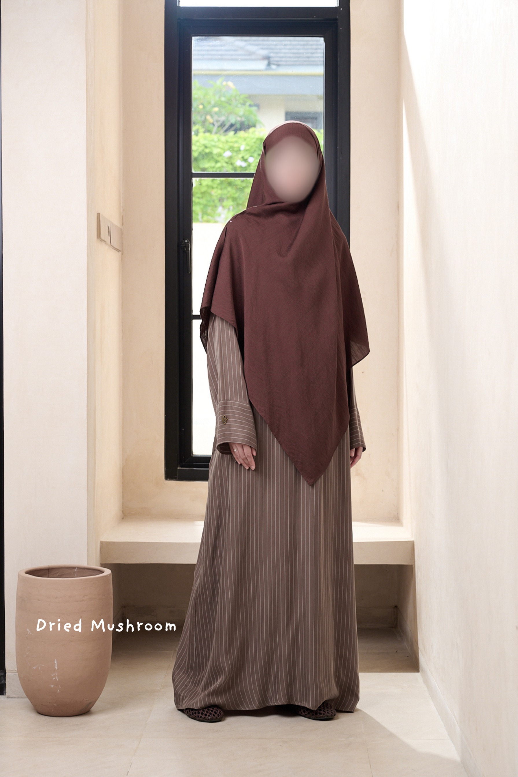 Shina Stripe Abaya 