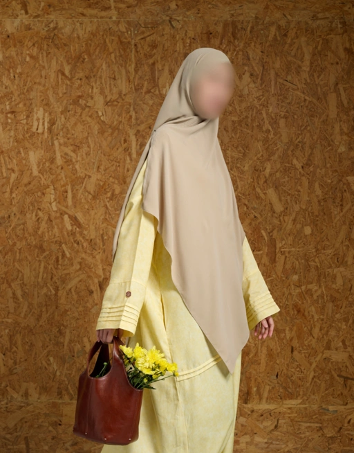 Image of Kalla Khimar - Pashban (Pashmina Bandana)