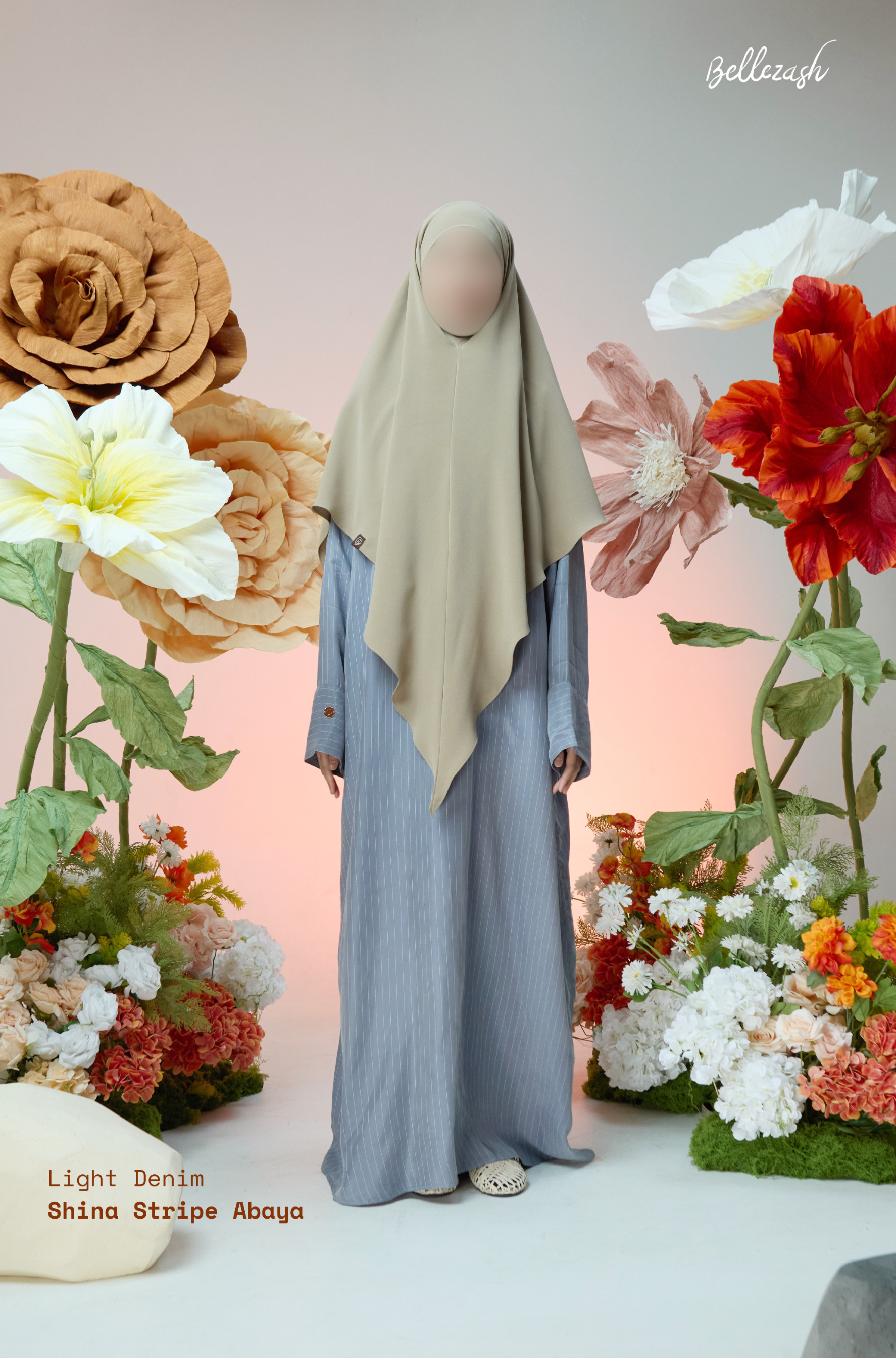 Shina Stripe Abaya