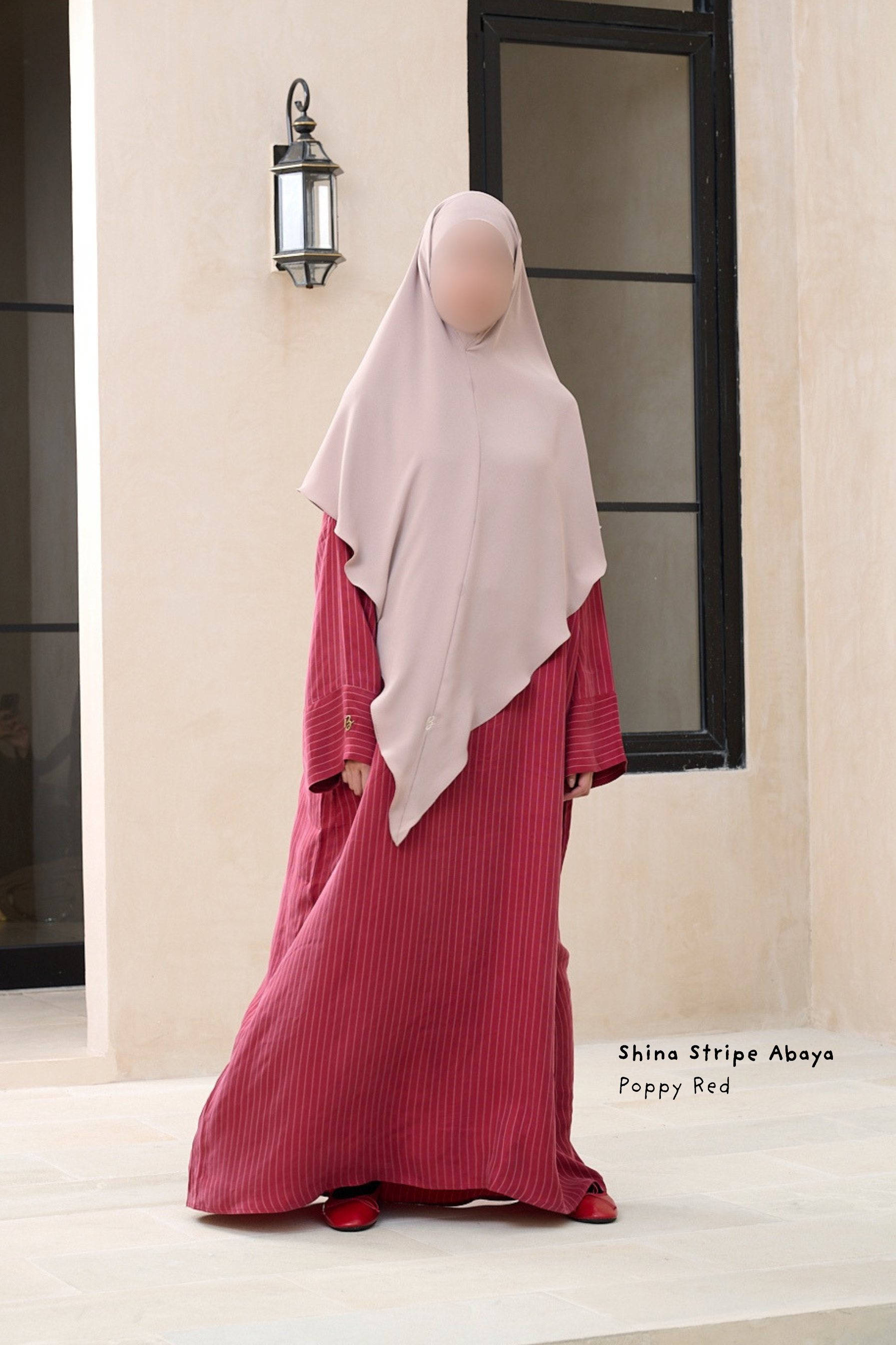 Shina Stripe Abaya 