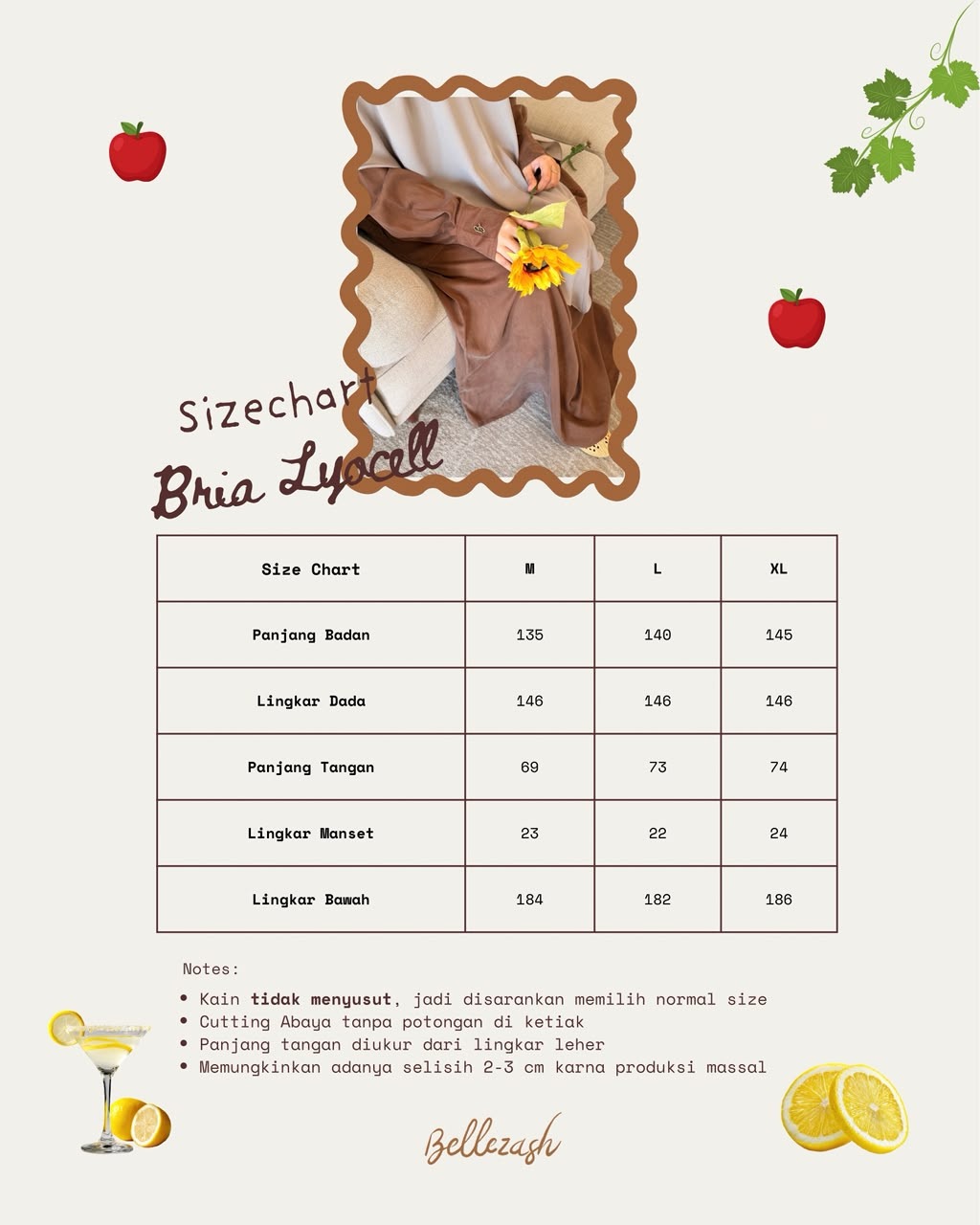 Bria Abaya ( Lyocell )