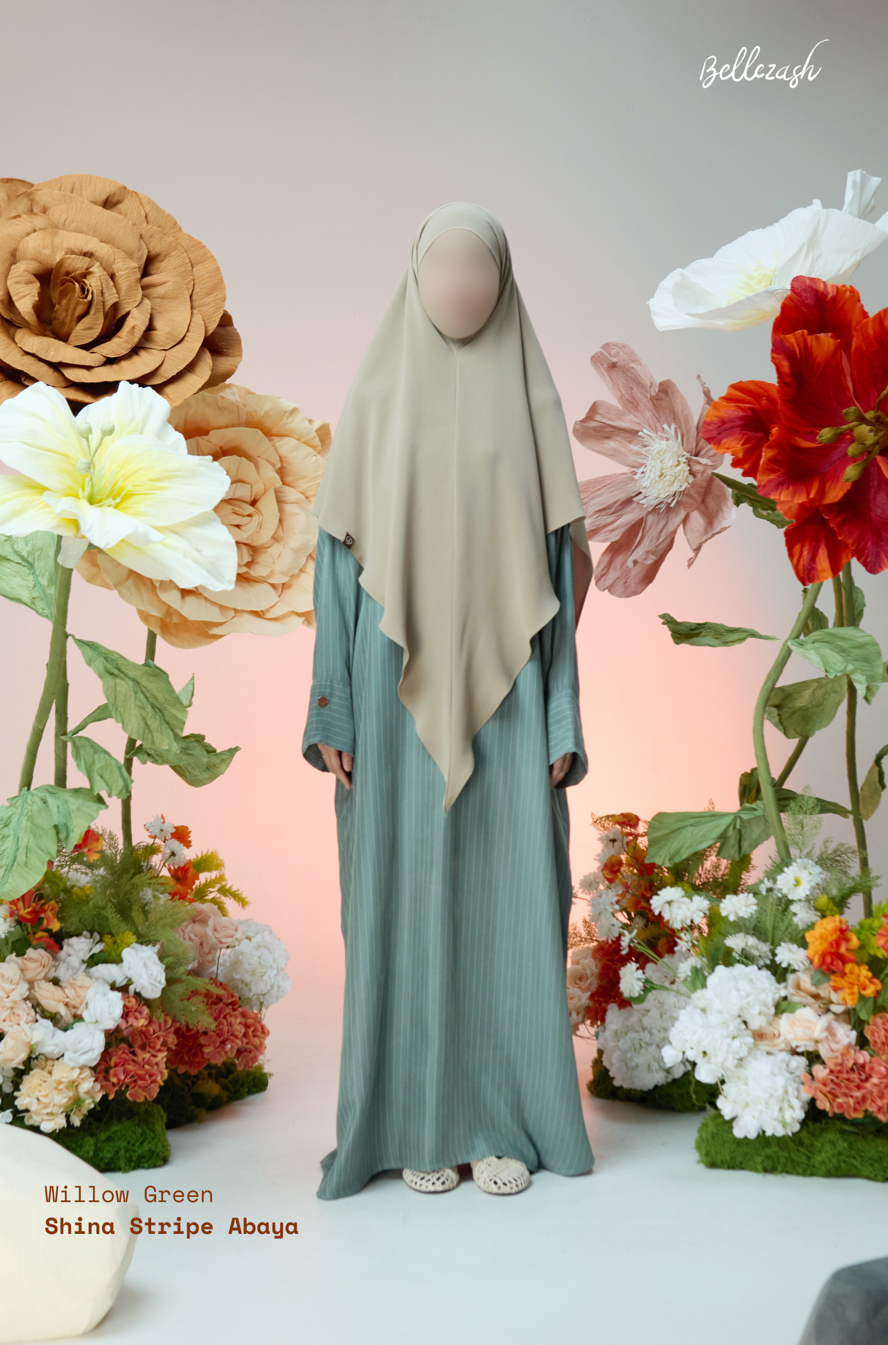 Shina Stripe Abaya