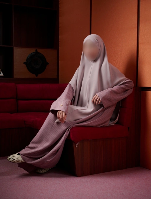 Image of Shina Stripe Abaya 2.0