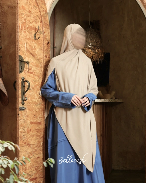 Image of Kalla Khimar - Pashban (Pashmina Bandana)