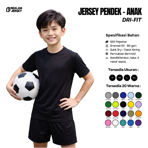 Image of JERSEY PENDEK ANAK