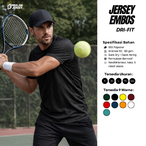 JERSEY EMBOS TOPO PENDEK