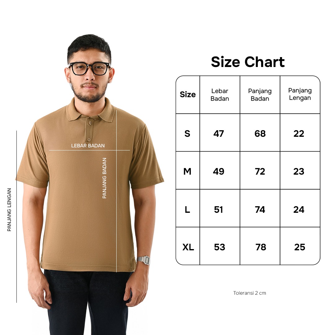 Ease Polo Shirt Earth Tones