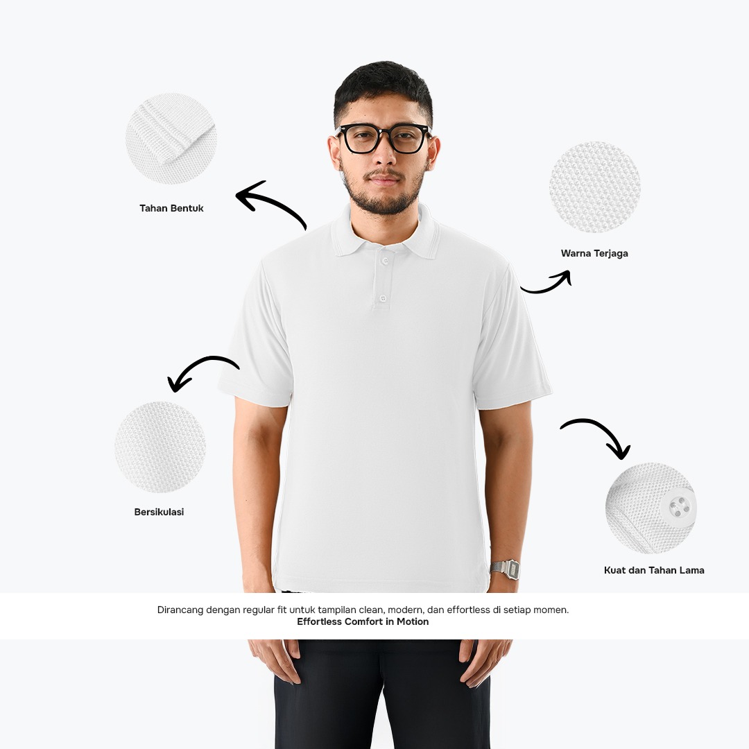Ease Polo Shirt Dark Tones