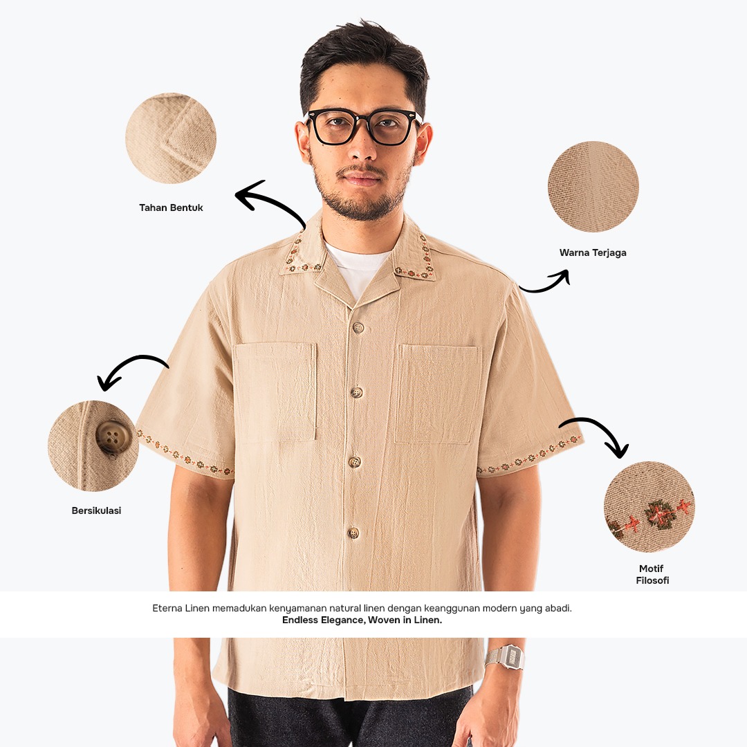 Dune Bowling Shirt SS Earth Tones