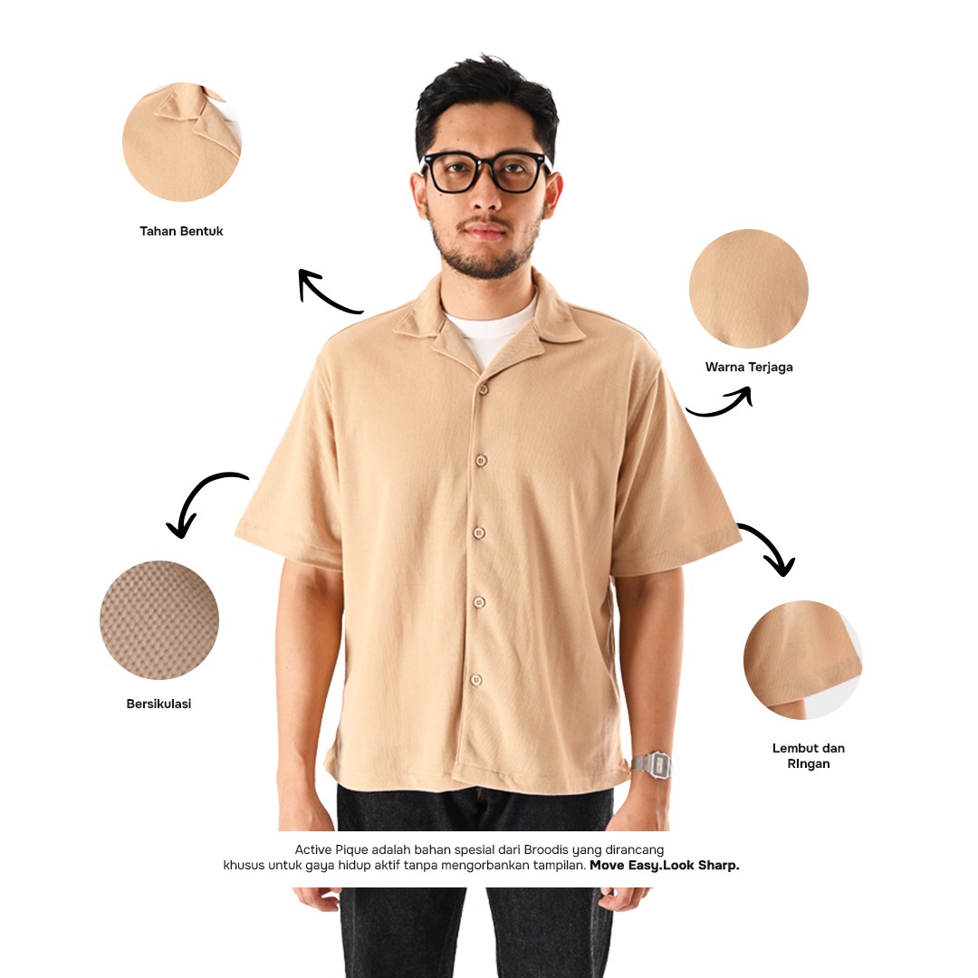 Bondee Bowling Shirt SS Earth Tones
