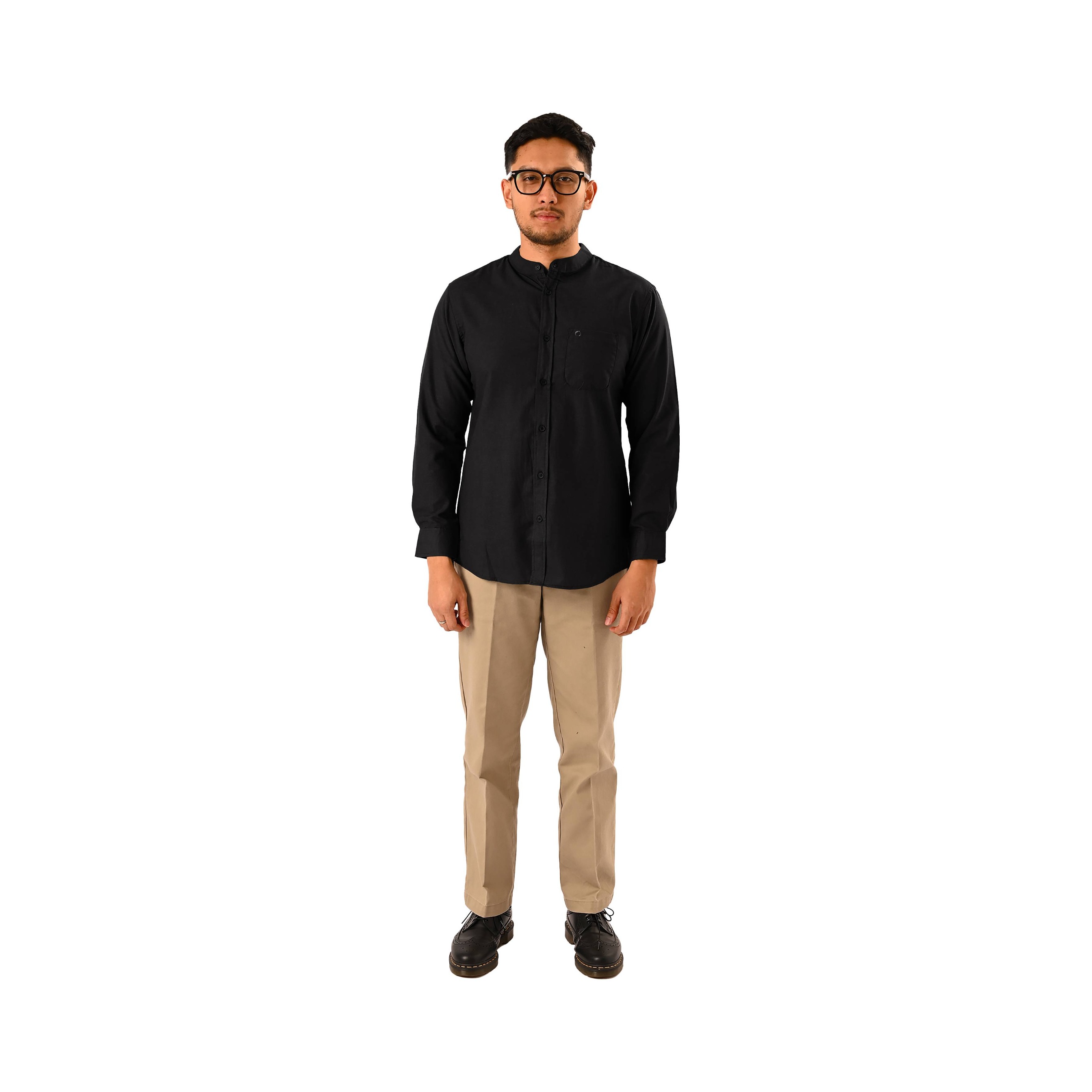 Cozy Shanghai Shirt LS Dark Tones