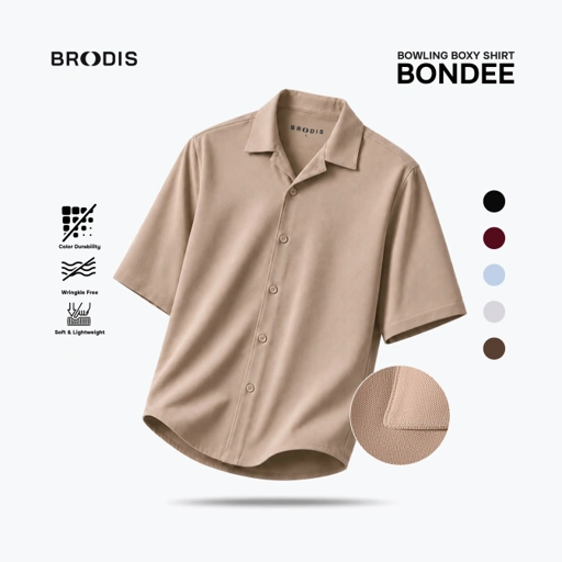 Bondee Bowling Shirt SS Earth Tones