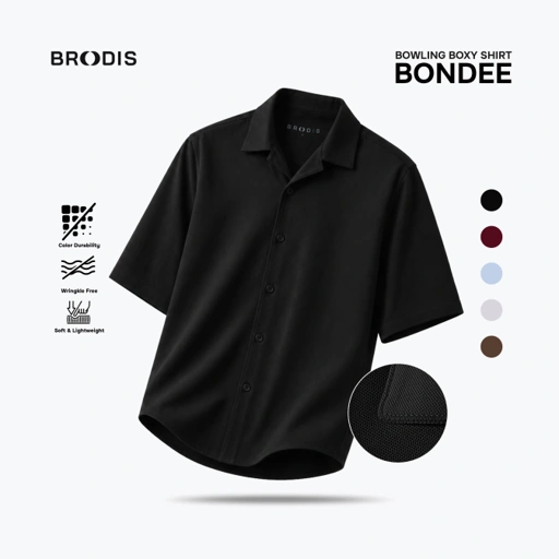 Bondee Bowling Shirt SS Dark Tones