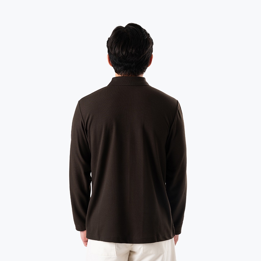 Bruno - Zipper Active Pique Polo Shirt
