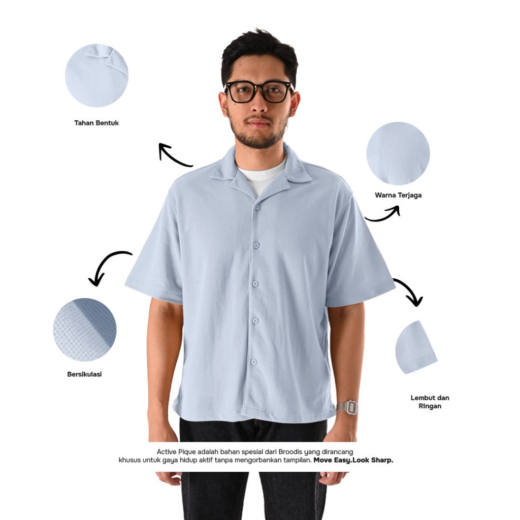 Bondee Bowling Shirt SS Pastel Tones